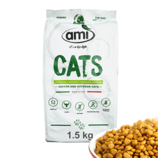 Ami-Cat, Complete Dry Cat Food Pellets • 1.5 kg