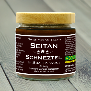 Seitanschnetzel in Bratensauce • 350 g