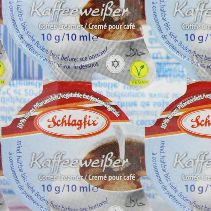 Schlagfix, coffee creamer, vegan • 10 St. à 10 g