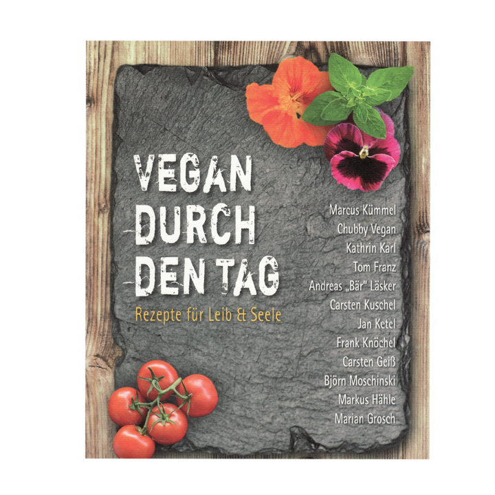 Cookbook: "Vegan durch den Tag" (German) • Buch