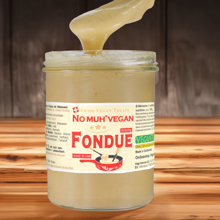 Vegan-Fondue mit Weisswein (Glas) • 400 g (Glas)